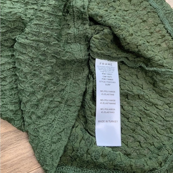 FRAME
Mesh-Lace Crewneck Baby Tee - Picture 6 of 7